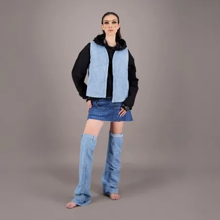 Jupe mini femme UPCYCLING METHODS - TUNIS FASHION WEEK 2024 - KONTAKT