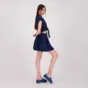 Jupe mini fluide femme en jeans - TALINE - KONTAKT