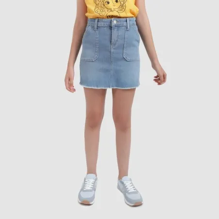 Jupe workwear fille en jeans - KONTAKT