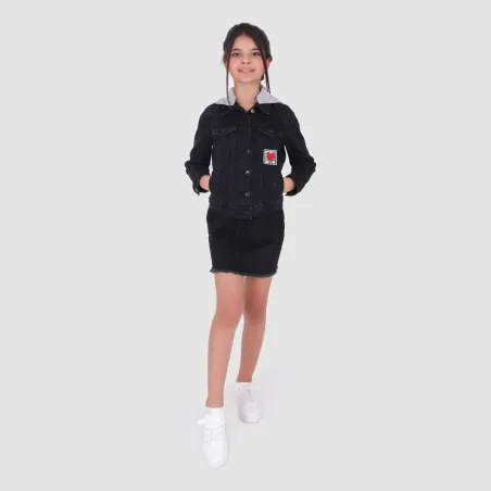 Jupe workwear fille en jeans - KONTAKT
