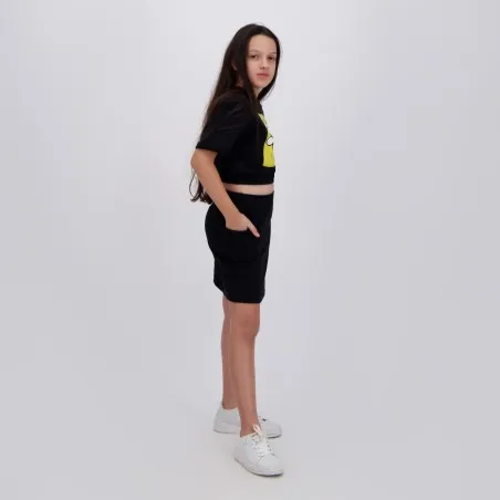 Jupe cargo fille en molleton - KONTAKT