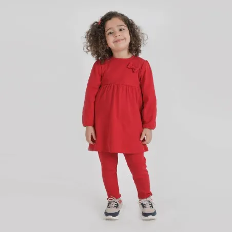 Legging côtelé bébé avec cordon décoratif - KONTAKT