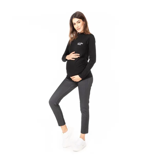 Legging femme enceinte taille haute effet denim - KONTAKT