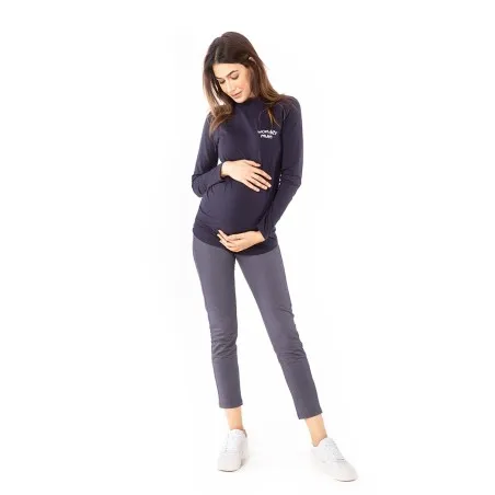 Legging femme enceinte taille haute effet denim - KONTAKT