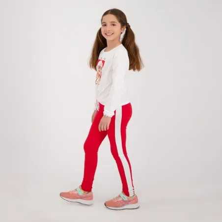 Legging fille avec bande coté contrasté - KONTAKT