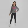 Legging fille côtelé bord franc - KONTAKT