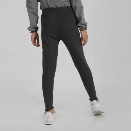Legging fille côtelé bord franc - KONTAKT