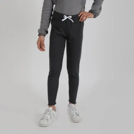 Legging fille côtelé bord franc - KONTAKT
