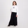 Jogger wide leg fille avec piping - KONTAKT