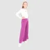 Jogger wide leg fille avec piping - KONTAKT