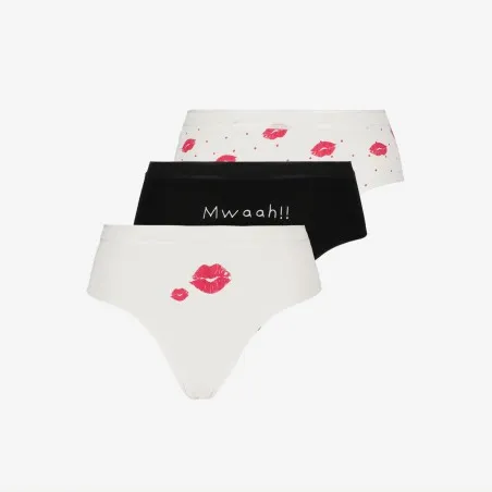 Lot de 3 Cheeky femme en coton - KONTAKT