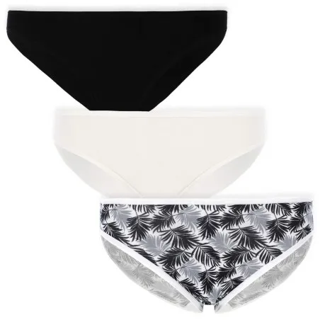 Lot de 3 slips femme en coton stretch - KONTAKT