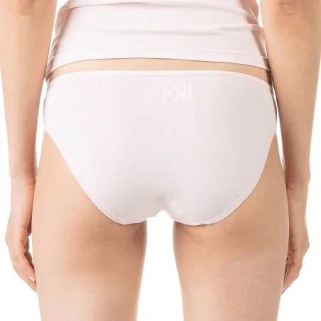 Lot de 3 slips femme en coton stretch - KONTAKT