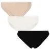 Lot de 3 slips femme en coton stretch - KONTAKT