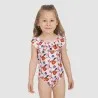Maillot de bain bébé avec volant imprimé FLEUR - KONTAKT