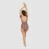 Maillot de bain femme avec volant imprimé retro - KONTAKT