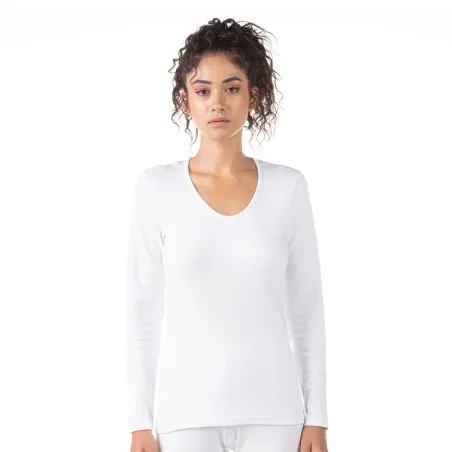 Maillot de corps thermique femme en maille interlock - KONTAKT
