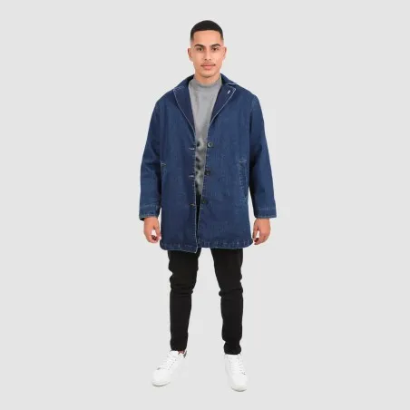 Manteau unisexe en jeans- MALEK - KONTAKT