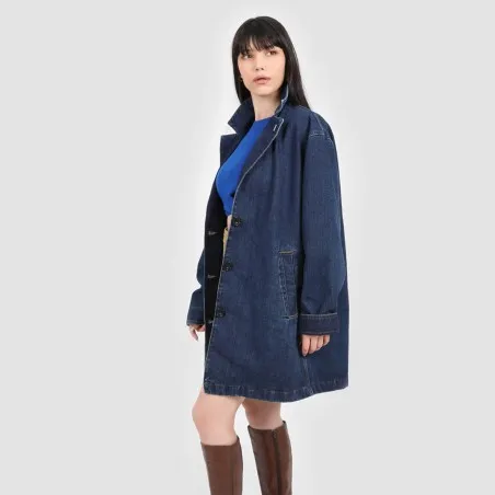 Manteau unisexe en jeans- MALEK - KONTAKT