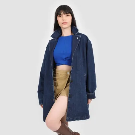 Manteau unisexe en jeans- MALEK - KONTAKT