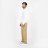 Pantalon chino homme en piqué jambe droite - KONTAKT