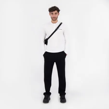 Pantalon chino homme en piqué jambe droite - KONTAKT