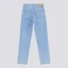 Mid-waist straight jeans femme avec patch et repair work - MADIHA - KONTAKT