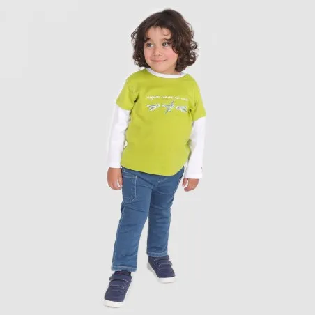 Pantalon cargo bébé en jeans - KONTAKT