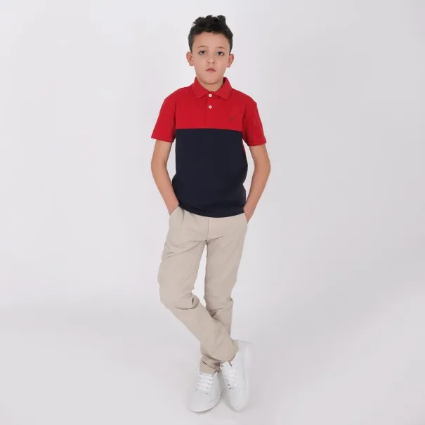 Pantalon chino garçon slim fit - KONTAKT