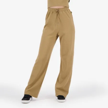 Pantalon côtelé femme wide leg - KONTAKT