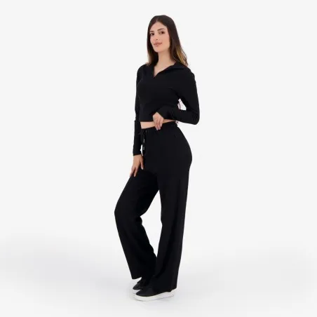 Pantalon côtelé femme wide leg - KONTAKT