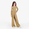 Pantalon côtelé fille wide leg - KONTAKT