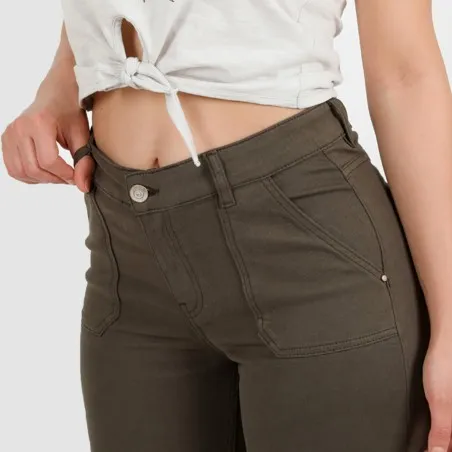 Pantalon slim femme avec poches plaquées - KONTAKT