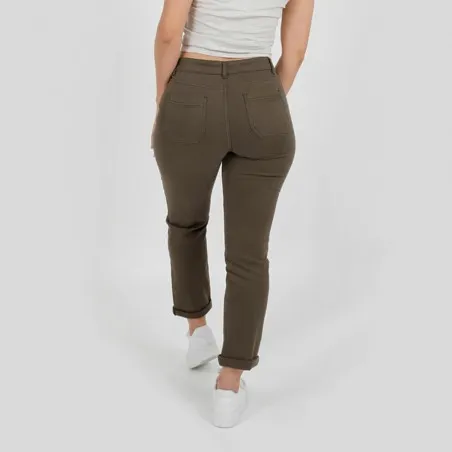 Pantalon slim femme avec poches plaquées - KONTAKT
