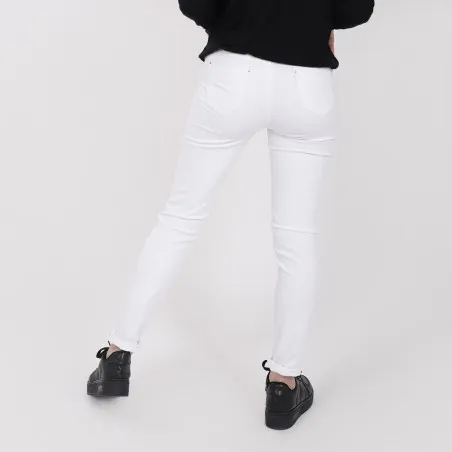 Pantalon slim femme taille haute - KONTAKT