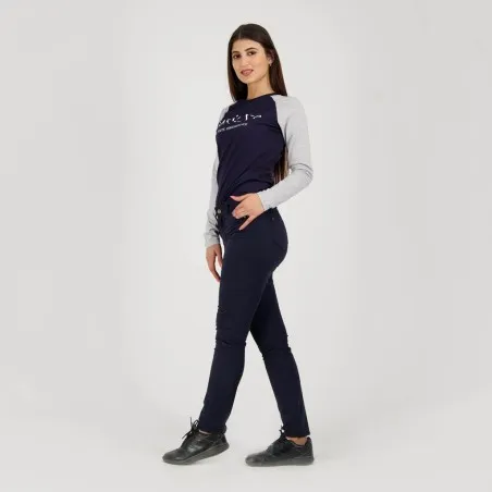 Pantalon slim femme taille haute - KONTAKT