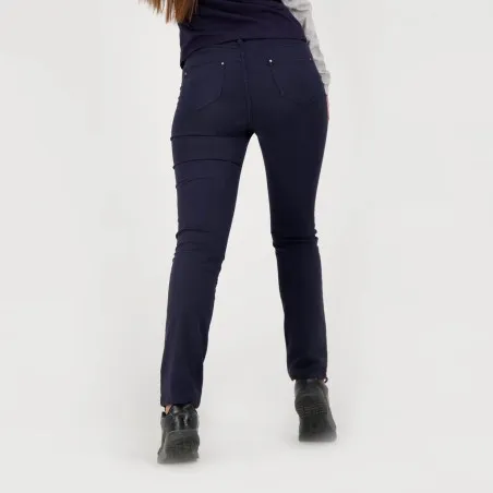 Pantalon slim femme taille haute - KONTAKT