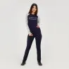 Pantalon slim femme taille haute - KONTAKT
