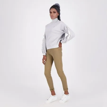 Pantalon slim femme taille haute - KONTAKT