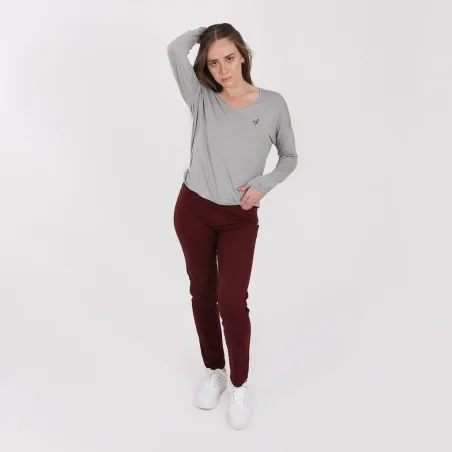 Pantalon slim femme taille haute - KONTAKT