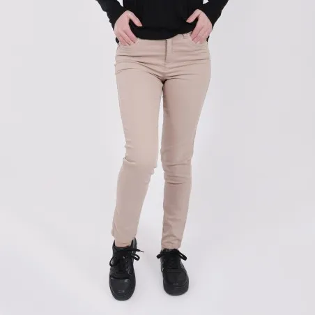 Pantalon slim femme taille haute - KONTAKT