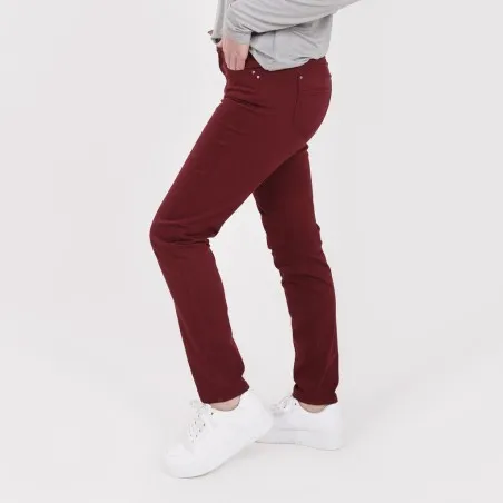 Pantalon slim femme taille haute - KONTAKT