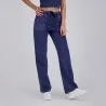 Jogger délavé jambe droite femme avec poches plaquées - KONTAKT