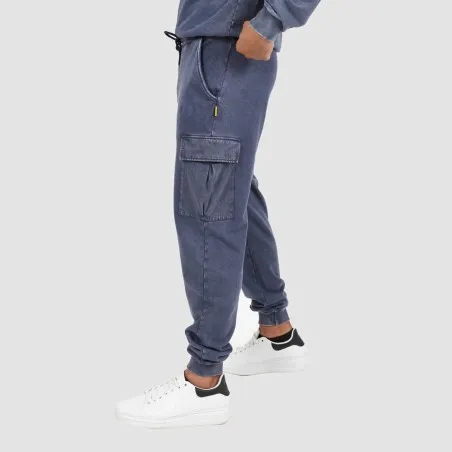 Jogger homme avec poches cargo délavé - KONTAKT