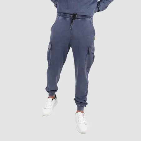 Jogger homme avec poches cargo délavé - KONTAKT
