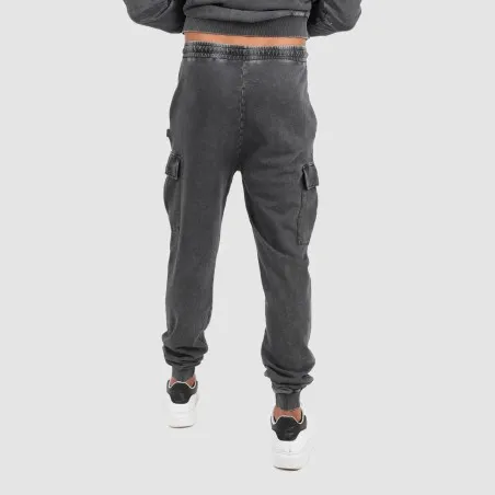 Jogger homme avec poches cargo délavé - KONTAKT