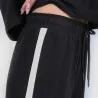 Jogger wide leg femme avec boutons pression - KONTAKT
