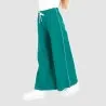 Jogger wide leg fille avec piping - KONTAKT