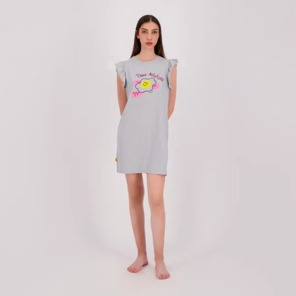 Robe de pyjama femme avec volant - KONTAKT