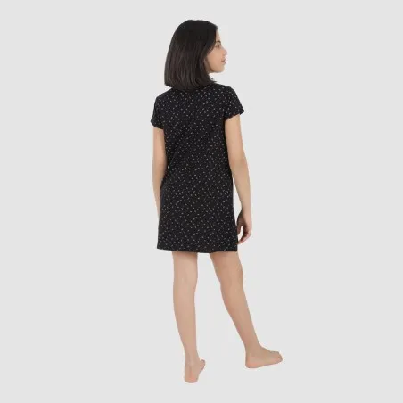 Robe de pyjama fille imprimé fleur - KONTAKT